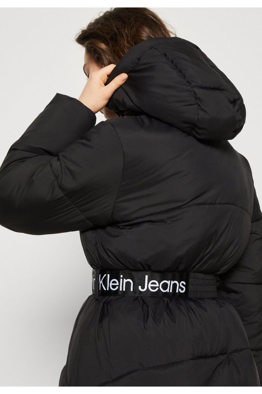 CALVIN KLEIN Doudoune Ceinture Avec Capuche  -  Calvin Klein - Femme BEH Ck Black Photo principale