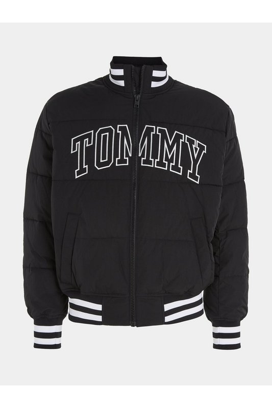 TOMMY JEANS Doudoune Bomber Logo Brod  -  Tommy Jeans - Homme BDS Black Photo principale
