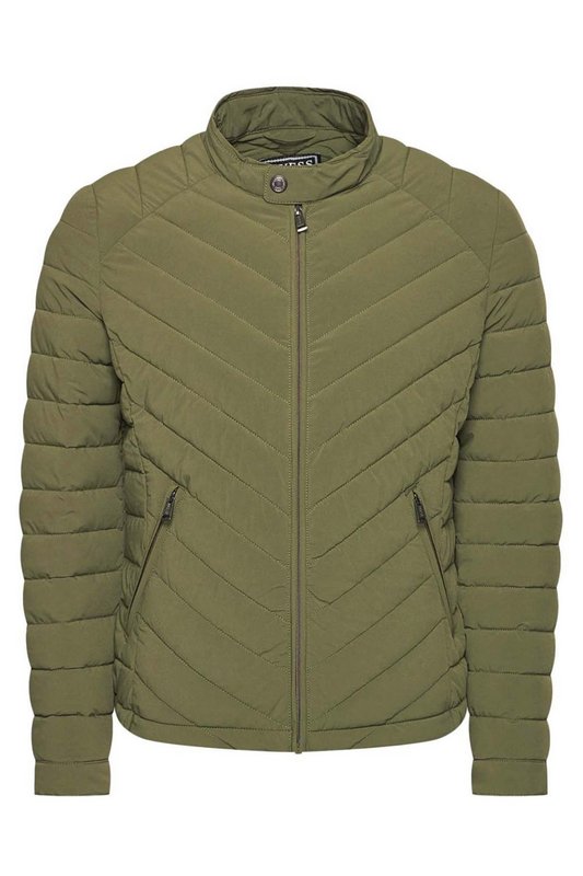 GUESS Blouson Stretch Matelass  -  Guess Jeans - Homme G8F6 OLIVE MORNING Photo principale