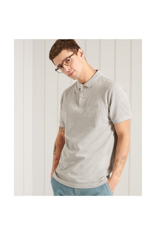 SUPERDRY Polo Mc Logo  -  Superdry - Homme 07Q Grey 1061547