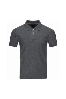 TOMMY HILFIGER Polos-polos Manches Courtes-tommy Hilfiger - Homme CBK Black Iris