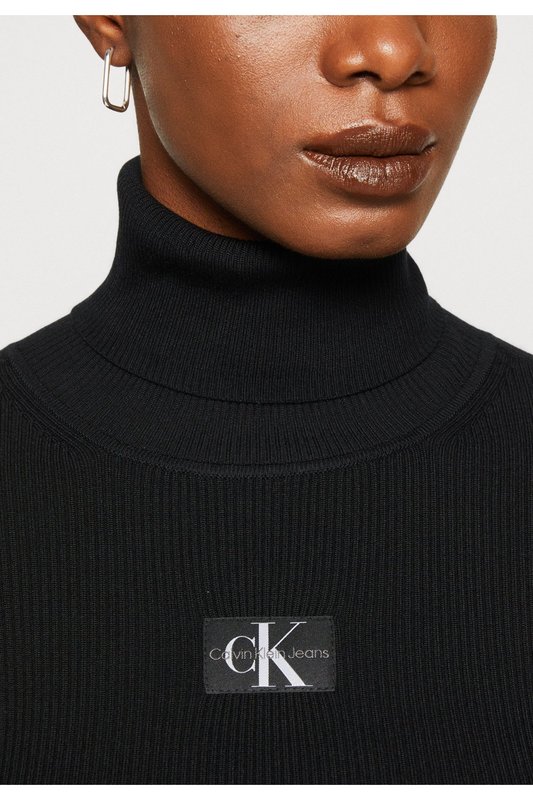 CALVIN KLEIN Pull Chaussette  -  Calvin Klein - Femme BEH Ck Black Photo principale