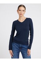 GUESS Pull Fin Ajust  -  Guess Jeans - Femme G7P1 BLACKENED BLUE
