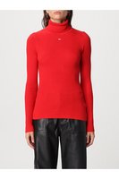 TOMMY JEANS Pull Col Roul  -  Tommy Jeans - Femme XNL Deep Crimson