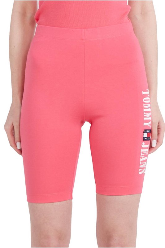 TOMMY JEANS Short Cycliste  Logo Latral  -  Tommy Jeans - Femme TJN Laser Pink 1061854