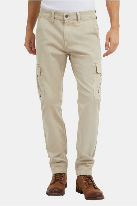 GUESS Pantalon Cargo Stretch  -  Guess Jeans - Homme G1V7 RESORT SAND Photo principale