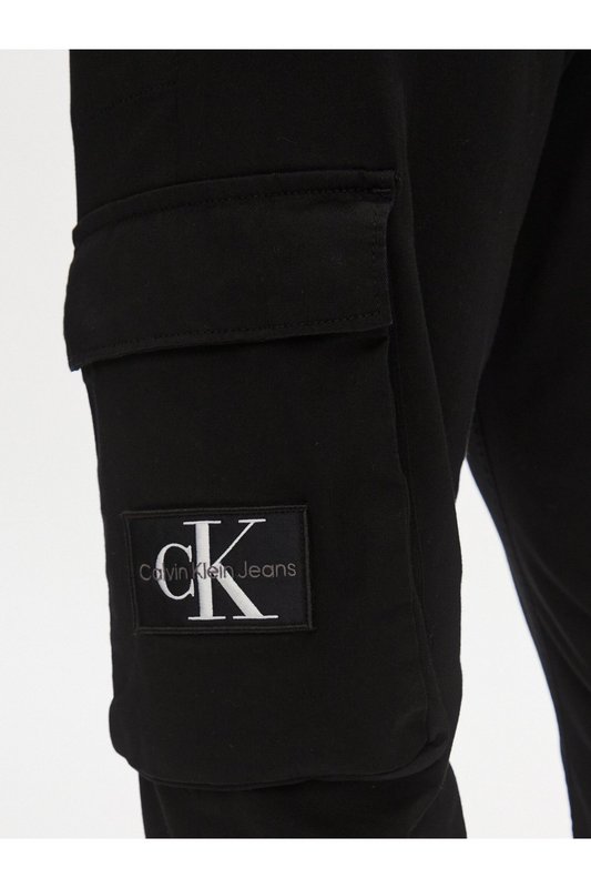 CALVIN KLEIN Pantalon Cargo Slim Fit  -  Calvin Klein - Homme BEH Ck Black Photo principale