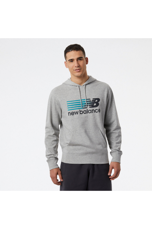 NEW BALANCE Sweat Capuche Logo  -  New Balance - Homme ATHLETIC GREY (053) 1061992