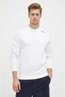 GUESS Sweat Slim  Logo Brod paule  -  Guess Jeans - Homme G011 Pure White