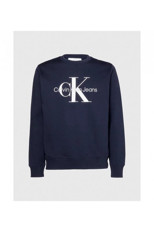 CALVIN KLEIN Sweat 100% Coton Logo Print  -  Calvin Klein - Homme CHW Night Sky 1062058
