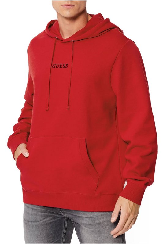 GUESS Sweat  Capuche Logo Print  -  Guess Jeans - Homme G532 CHILI RED 1062154