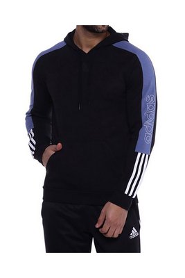 ADIDAS Sweat Capuche Bicolore  -  Adidas - Homme BLACK