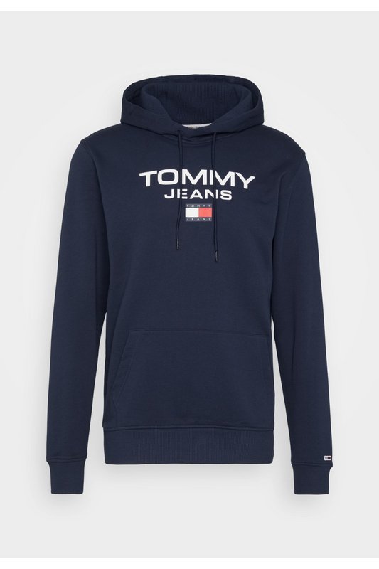 TOMMY JEANS Sweat Capuche Print Gros Logo   -  Tommy Jeans - Homme C87 TWILIGHT NAVY Photo principale