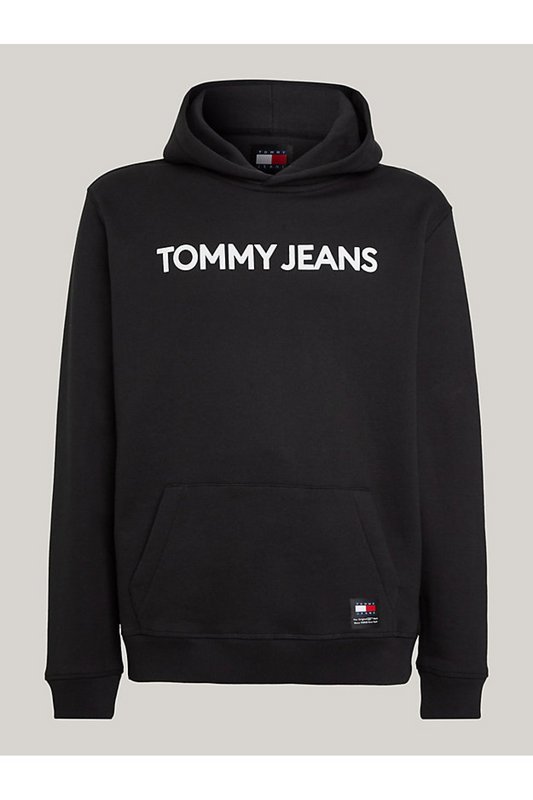 TOMMY JEANS Sweat Capuche 100% Coton  -  Tommy Jeans - Homme BDS Black Photo principale