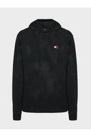 TOMMY JEANS Sweat Capuche Effet Dlav  -  Tommy Jeans - Homme BDS Black