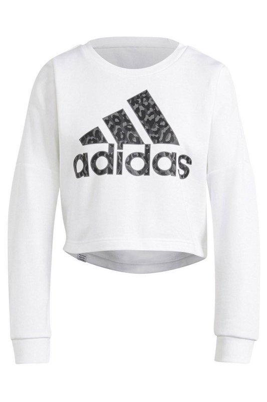 ADIDAS Sweat Crop Top  Gros Logo  -  Adidas - Femme BLANC 1062301
