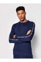TOMMY JEANS Sweat Logo Manches  -  Tommy Jeans - Homme 416 Navy Blazer