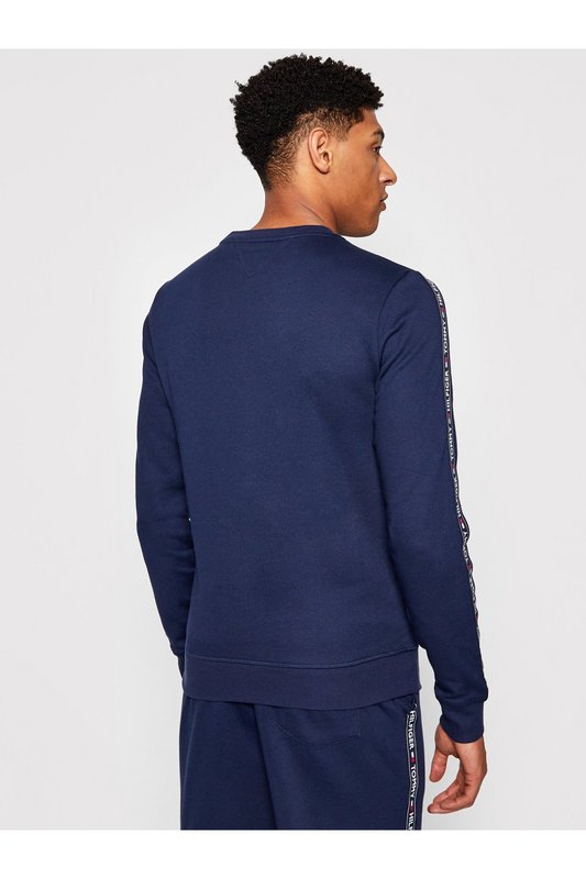 TOMMY JEANS Sweat Logo Manches  -  Tommy Jeans - Homme 416 Navy Blazer Photo principale