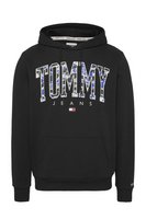 TOMMY JEANS Sweat Capuche Gros Logo Print  -  Tommy Jeans - Homme BDS Black