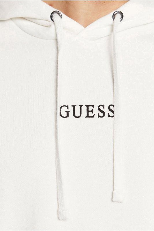 GUESS Sweat  Capuche Logo Print  -  Guess Jeans - Homme G022 FROSTED WHITE Photo principale