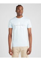 CALVIN KLEIN Tshirt Gros Logo Print  -  Calvin Klein - Homme CYR Keepsake Blue