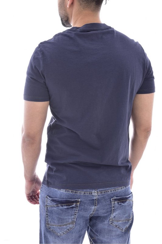 GUESS Tee Shirt  Logo 3d En Coton Bio  -  Guess Jeans - Homme G7V2 SMART BLUE Photo principale