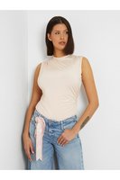 GUESS Top Froiss Stretch  -  Guess Jeans - Femme G6K8 WANNA BE PINK