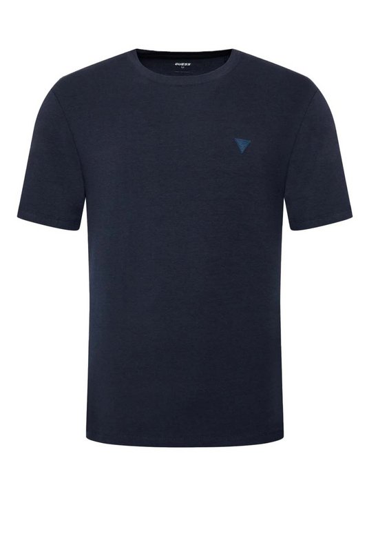 GUESS T - Shirt Logo Patch  -  Guess Jeans - Homme G7V2 SMART BLUE Photo principale