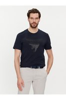 GUESS Tshirt Logo Triangle Textur  -  Guess Jeans - Homme G7V2 SMART BLUE