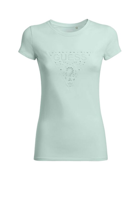 GUESS Tshirt Logo Ajour  -  Guess Jeans - Femme F83B AQUA BREEZE MULTI 1062478