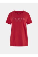 GUESS Tshirt Coton 1981 Easy  -  Guess Jeans - Femme G532 CHILI RED