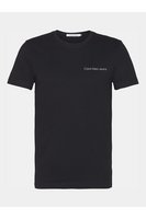 CALVIN KLEIN Tshirt Slim 100% Coton  -  Calvin Klein - Homme BEH Ck Black