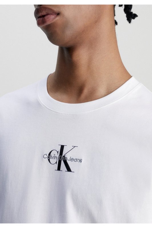CALVIN KLEIN Tshirt Coton Basique  -  Calvin Klein - Homme YAF Bright White Photo principale