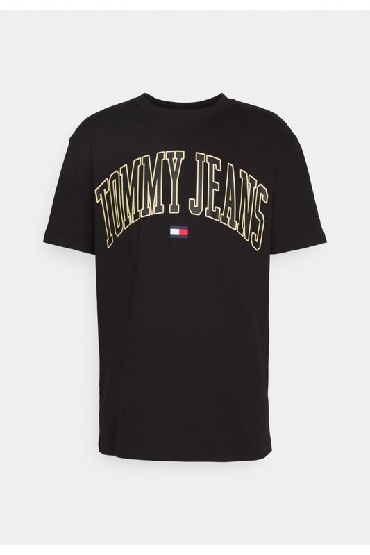 TOMMY JEANS Tshirt Coton Bio Gros Logo  -  Tommy Jeans - Homme BDS Black Photo principale