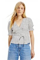 TOMMY JEANS Top Cache Coeur   -  Tommy Jeans - Femme 0K4 blanc