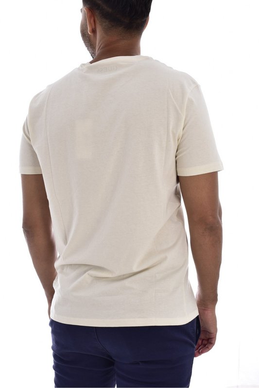 GUESS T Shirt Print  -  Guess Jeans - Homme G023 ASPEN WHITE Photo principale