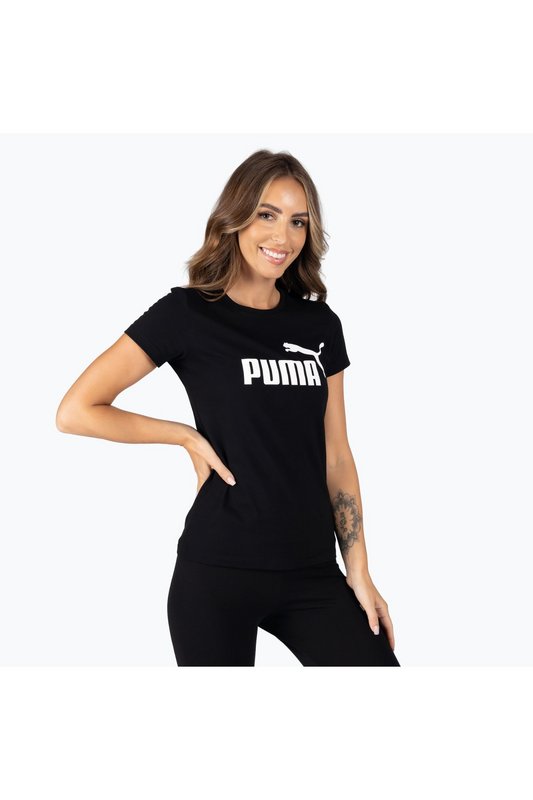 PUMA Tshirt Regular Fit  Logo Print  -  Puma - Femme PUMA BLACK Photo principale