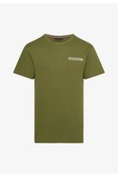 TOMMY HILFIGER Tshirt Coton Textur  -  Tommy Hilfiger - Homme MS2 Putting Green