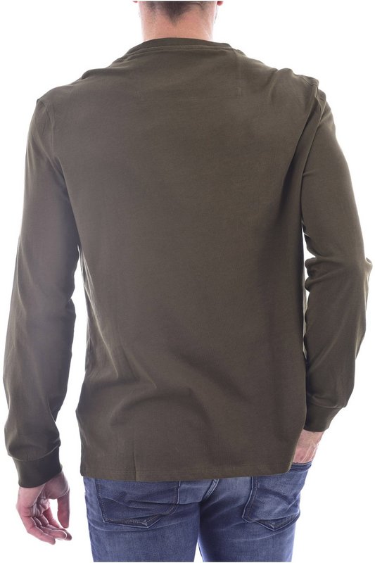 GUESS Tee Shirt Simple En Coton   -  Guess Jeans - Homme G1AM vert Photo principale