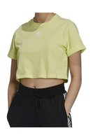 ADIDAS Crop Top Coton Bio  -  Adidas - Femme PULYEL jaune