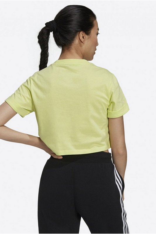ADIDAS Crop Top Coton Bio  -  Adidas - Femme PULYEL jaune Photo principale