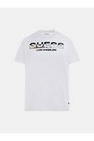 GUESS Tshirt Logo Frontal  -  Guess Jeans - Homme G011 Pure White