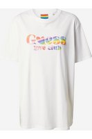 GUESS Tshirt Lgbt  -  Guess Jeans - Femme G011 Pure White