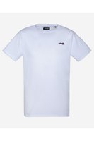 SCHOTT Tshirt Coton Logo Brod  -  Schott - Homme WHITE