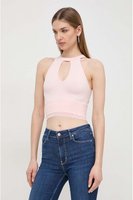 GUESS Top Crop Stretch  -  Guess Jeans - Femme G6K8 WANNA BE PINK