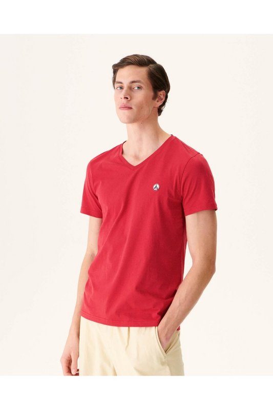 JOTT Ts Basique Coton Bio  -  Just Over The Top - Homme 300 RED Photo principale