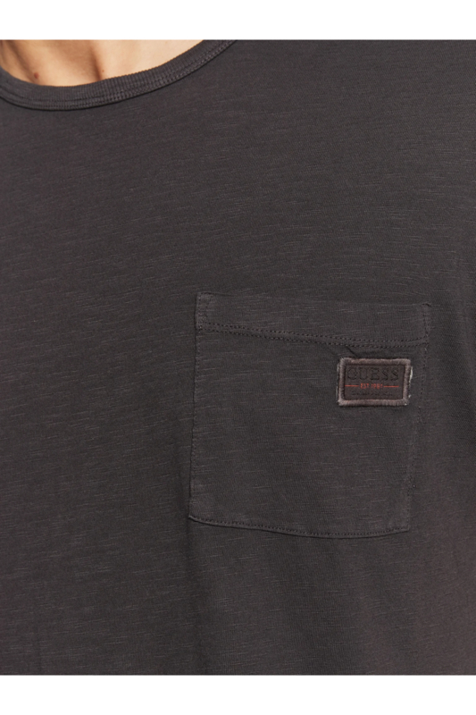GUESS Tshirt Regular Avec Poche  -  Guess Jeans - Homme JBLK Jet Black A996 Photo principale