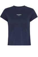 TOMMY JEANS Tshirt Coton Logo Print  -  Tommy Jeans - Femme C87 Twilight Navy