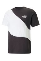 PUMA Tshirt Bicolore 100% Coton  -  Puma - Homme PUMA BLACK
