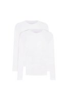 TOMMY HILFIGER Bipack Tshirts Manches Longues  -  Tommy Hilfiger - Homme 0WU White/ White